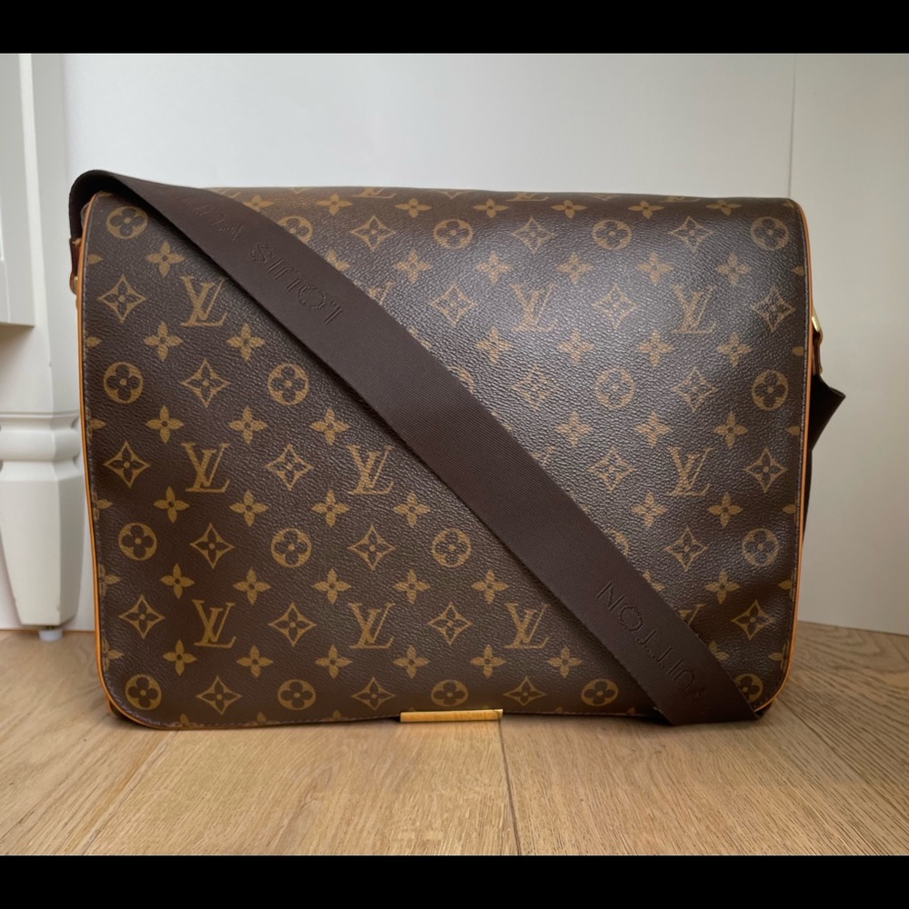 Louis Vuitton Abbesses Messenger Bag - Brown/Tan Monogram Coated Canvas